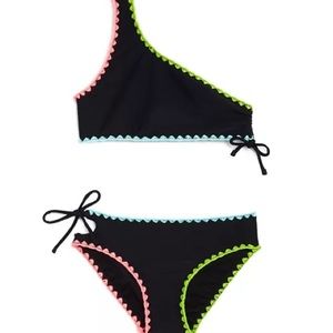 Gossip Girl  Girls one shoulder two piece bikini size 16